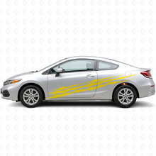 Triple Claw Marks Side Vinyl Decal Sticker for Honda Civic_5