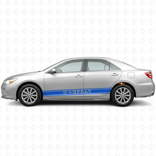 Japanese Style Stripes Door Side Vinyl Decal Sticker for Toyota Camry_2