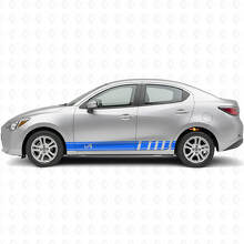 iA Side Racing Stripes Vinyl Decal Kit for Scion iA or Toyota Yaris iA_2