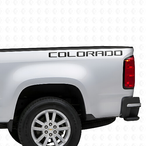 Colorado Lettering Bedside Vinyl Decal Sticker for Chevrolet Colorado