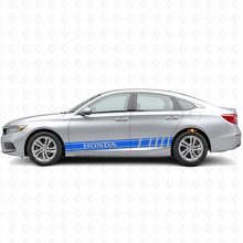 Branded Racing Stripes Side Vinyl Decal Sticker for Honda Accord_2