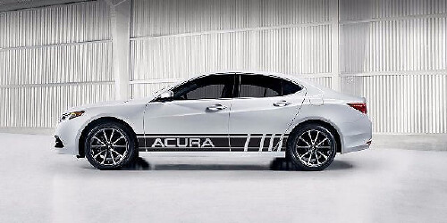 Acura Side Racing Stripes Vinyl Decal Set for Acura ILX TLX RLX