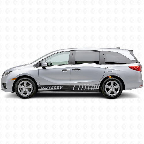 Racing Style Stripes Side Vinyl Decal Sticker for Honda Odyssey 2018-2020