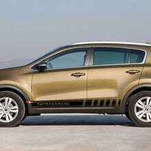 Side Racing Stripes Vinyl Decal Sticker fit to Kia Sportage 3