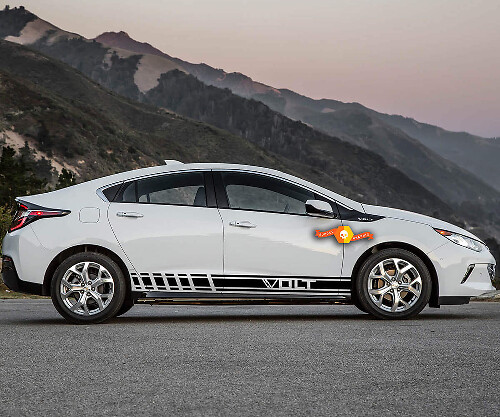 2X Multiple Color Graphics Chevrolet Volt Symbol Car Racing Vinyl Decal Sticker