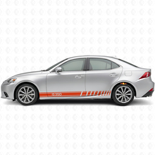 IS350 Logo Racing Stripes Side Vinyl Decal Sticker for Lexus IS 2014-2020_4