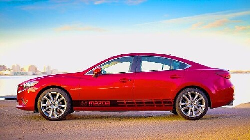 Multiple Color Graphic Mazda 3 / Mazda 6 / MX-5 Car Racing Decal Sticker
