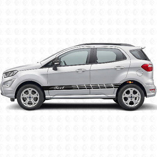 Custom Racing Side Stripes Vinyl Decal Kit for Musclecar EcoSport GT