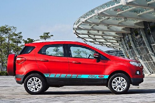 Racing Graphic Decal Multi Color for Ford EcoSport GT