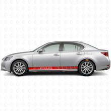 Racing Side Stripes Vinyl Decal Set for Lexus GS 350 F Sport / GS 450h_4