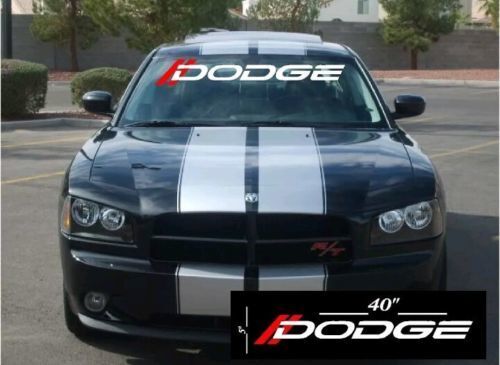 Dodge Ram Dakota Charger Challenger Vehicle Logo Vinyl Lettering Decal