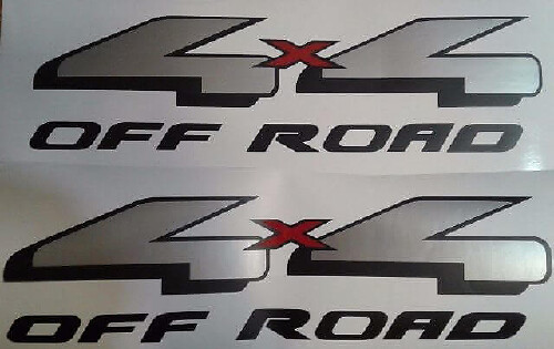 4x4 decal sticker silverado truck chevrolet (SET)