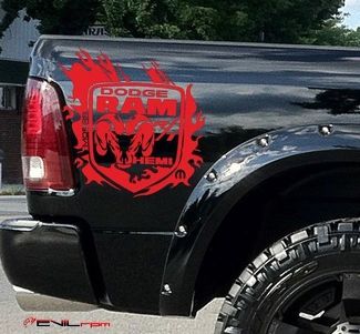 Product Dodge Ram Vinyl Decal Graphic Sticker Tribal Hood