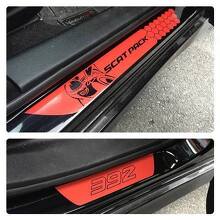 Scat Pack 392 Style Door Sill Vinyl Decal Set for Dodge Charger_2