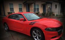 CHARGER Hash Stripes 2015 2016 2017 MOPAR SRT SCAT PACK 392 Dodge 2018 2012 Scatpack 2