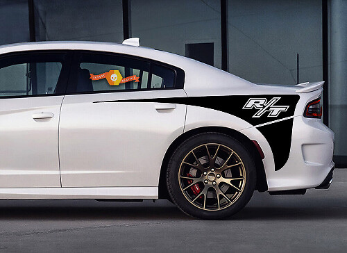 Rear Quarter Side Stripe Scat Vinyl Decal Sticker for Dodge Charger