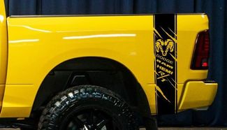 Product Dodge Ram Rebel Grunge Splash Logo Truck Vinyl