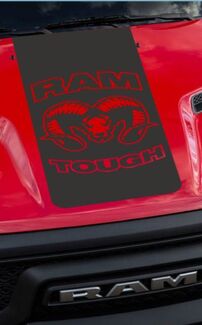 2015-16-17 Dodge Ram Hemi Rebel Hood Truck Decal Graphic Reb-08