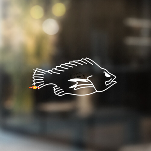 Tilapia Fish Universal Vinyl Decal Sticker