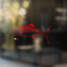 Caranx Fish Universal Vinyl Decal Sticker_3