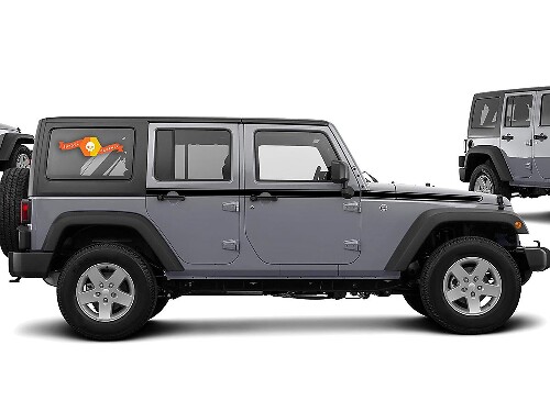 Outline Side Stripes Vinyl Decal Kit for Jeep Wrangler JK JKU