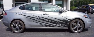 2013- - 2020 Dodge Dart splash style decal sticker set