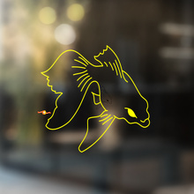 Fancy Goldfish Universal Vinyl Decal Sticker_3