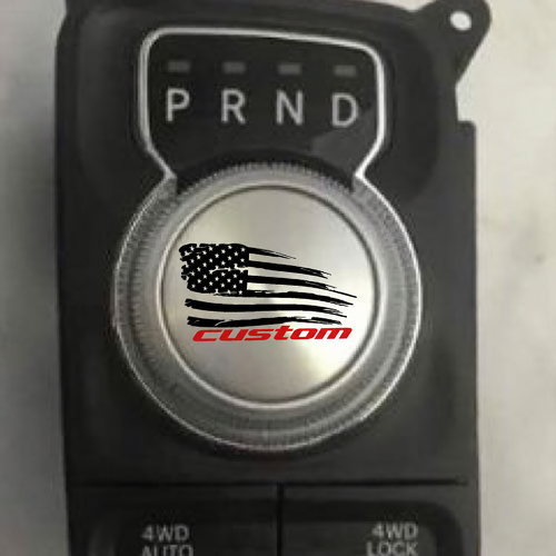 custom American Flag Shift Knob Universal Vinyl Decal Sticker for Dodge Ram 1500