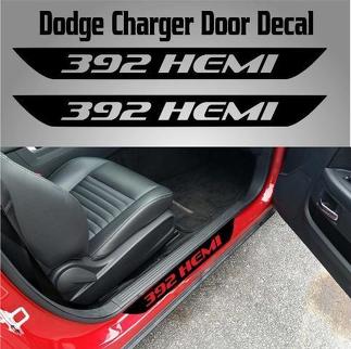 2015 2016 2017 391 Srt Dodge Charger Vinyl Door Sill Decals 392 Hemi Sticker