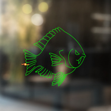 Bluegill Fish Universal Vinyl Decal Sticker_2