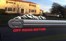 Xterra Off Road Edition Mountain Tailgate & Side Vinyl Decal Kit for Nissan Xterra_2