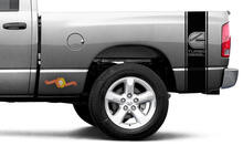 2x DECALS FOR Ram Truck CUMMINS TURBO DIESEL Bed 2 STRIPE KIT Vinyl Sticker 3