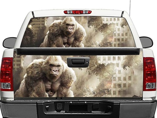 Rampage Movie George Rear Window or Tailgate Vinyl Decal for Pick-up Trucks SUVs