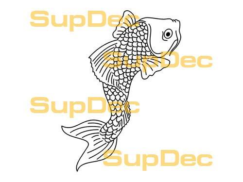 FISH Vinyl Art Wall  Window Bathroom Sticker Decal removable #15