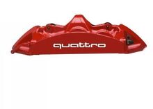Audi Quattro Brake Caliper High Temp Vinyl Decal Set of 8_2