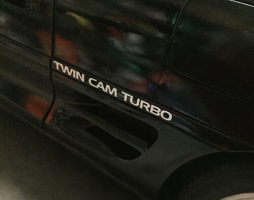 Twin Cam Turbo Side Vinyl Decal Set for Toyota MR2 SW20 1991-1999