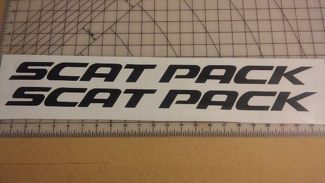 Charger Decal Graphic Vinyl CHALLENGER MOPAR SRT Scat Pack Text Logo HEMI DART Scatpack