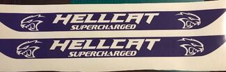 Dodge Challenger Hellcat Door Sill Decals 2015 2016 2017 SRT Hemi 392 Protector