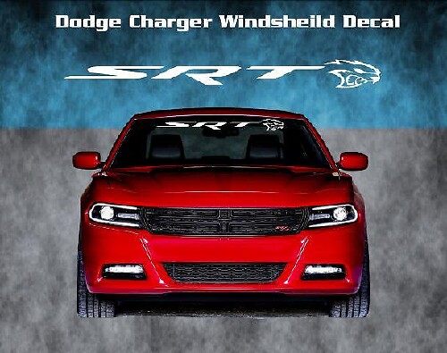 Windshield Vinyl Decal Sticker Graphic Banner for Dodge Charger