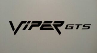 VIPER GTS DECAL DODGE CHALLENGER CHARGER RAM MOPAR HEMI V10