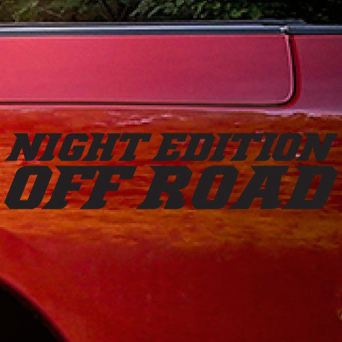 Night Edition Off Road Side Vinyl Decal for Dodge Ram Truck