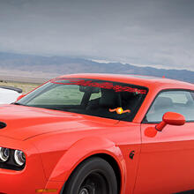 Dodge Challenger Script Windshield Sticker Decal rt hemi sxt srt (ALL COLORS AVAILABLE) 2