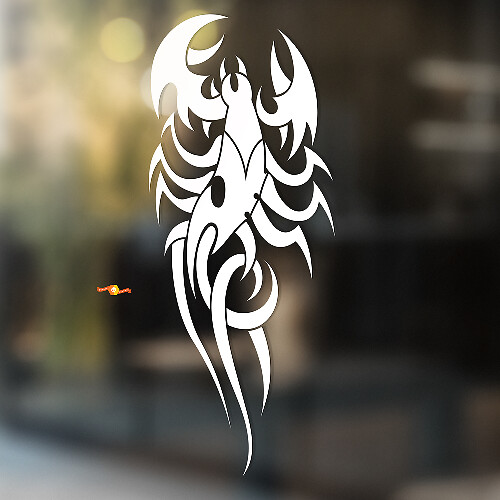 Scorpion Smooth Curved Lines Universal Vinyl Decal Sticker