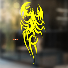 Scorpion Smooth Curved Lines Universal Vinyl Decal Sticker_4