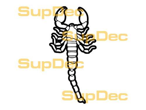 Scorpion Vinyl Art Wall  Window Bathroom Sticker Decal  #11