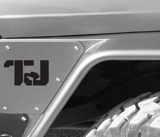 TJ Jeep Wrangler CUSTOM DECALS premium quality automotive grade 2 decals set