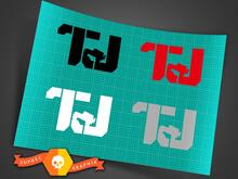 TJ Jeep Wrangler CUSTOM Stickers Decals premium quality automotive grade 2 Stickers Decals set 2