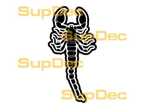 Scorpion Vinyl Art Wall  Window Bathroom Sticker Decal  #12