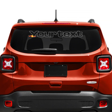 Cusctom Text Lettering Rear Window Fender Windshield Sticker Decal Graphic for Jeep Renegade 2