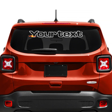 Cusctom Text Lettering Rear Window Fender Windshield Sticker Decal Graphic for Jeep Renegade 3